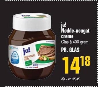 Otto Duborg Ja! nødde-nougat creme tilbud