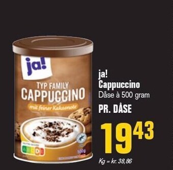 Otto Duborg Ja! cappuccino tilbud