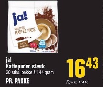 Otto Duborg Ja! kaffepuder, stærk tilbud