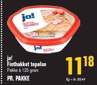 Otto Duborg Ja! finthakket tepølse tilbud