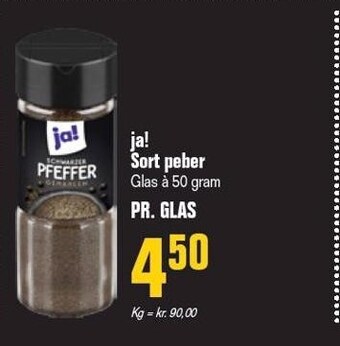 Otto Duborg Ja! sort peber tilbud