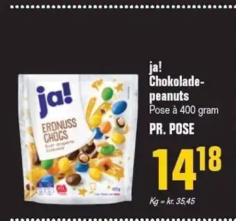 Otto Duborg Chokoladepeanuts tilbud