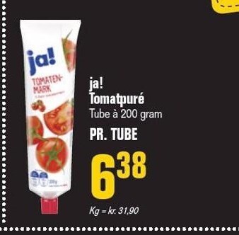 Otto Duborg Ja! tomatpure tilbud