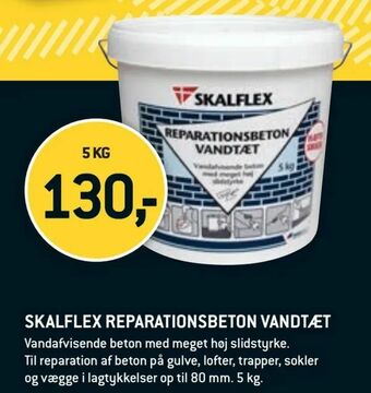 XL-BYG Skalflex reparationsbeton vandtæt tilbud