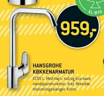 XL-BYG Hansgrohe køkkenarmatur tilbud