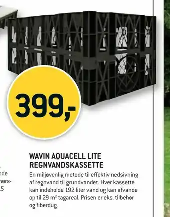XL-BYG Wavin aquacell lite regnvandskassette tilbud
