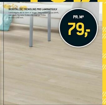 XL-BYG Berryalloc trendline pro laminatgulv tilbud