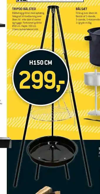 XL-BYG Tripod bålsted tilbud