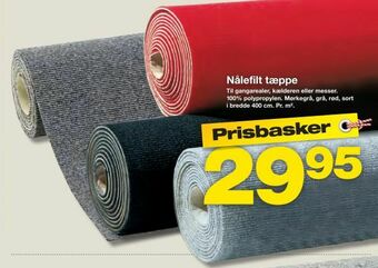 Bauhaus Nålefilt tæppe tilbud