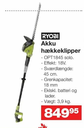 Bauhaus Akku hækkeklipper tilbud