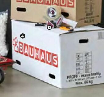 Bauhaus Flyttekasse proff hvid 7 mm, Eks. kraftig tilbud
