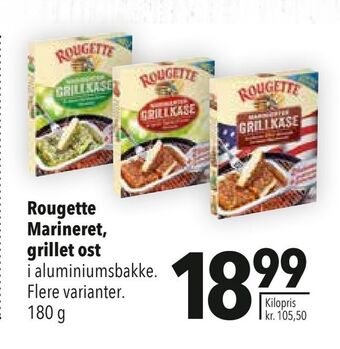 Rougette marineret, grillet ost