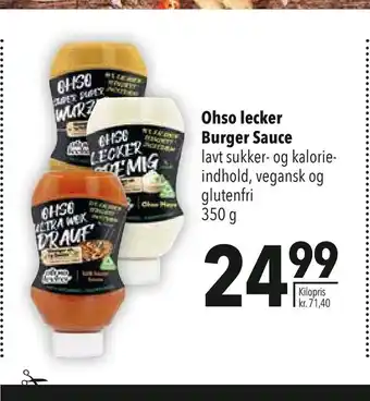 Citti Ohso lecker burger sauce tilbud