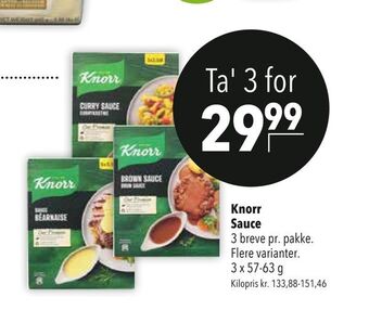 Citti Knorr sauce tilbud