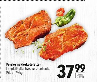 Citti Ferske nakkekoteletter tilbud