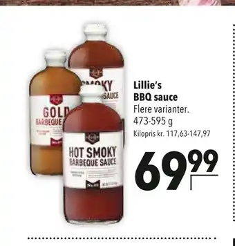 Citti Lillie's bbq sauce tilbud