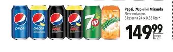 Citti Pepsi, 7up eller miranda tilbud