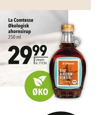 Citti La comtesse økologisk ahornsirup tilbud