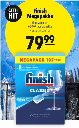 Citti Finish megapakke tilbud