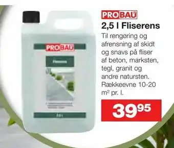 Bauhaus 2,5 l Fliserens tilbud