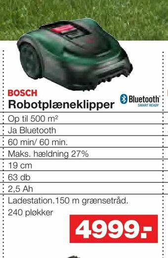 Bauhaus Robotplæneklipper tilbud