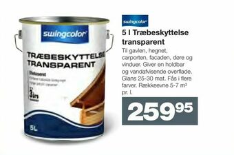 Bauhaus 5 l Træbeskyttelse transparent tilbud