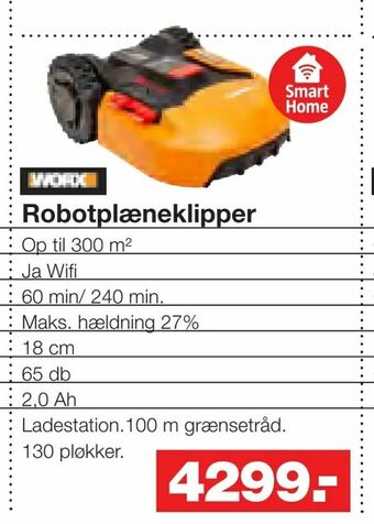 Bauhaus Robotplæneklipper tilbud