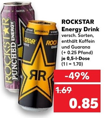 Kaufland DE Rockstar Energy Drink tilbud