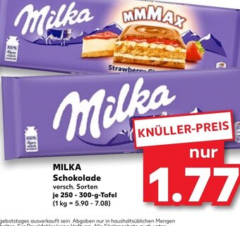Kaufland Milka Schokolade tilbud