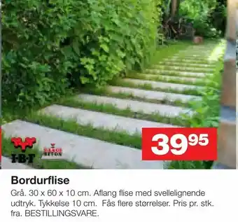 Bordurflise