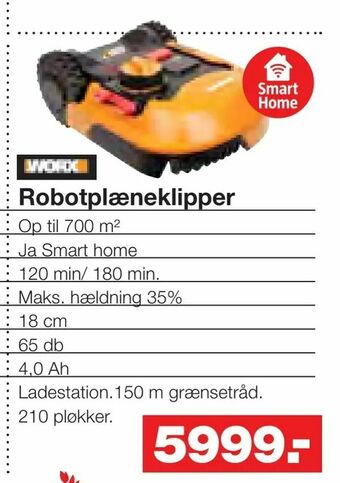 Bauhaus Robotplæneklipper tilbud