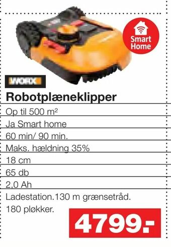 Bauhaus Robotplæneklipper tilbud