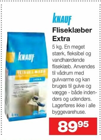 Bauhaus Fliseklæber Extra tilbud