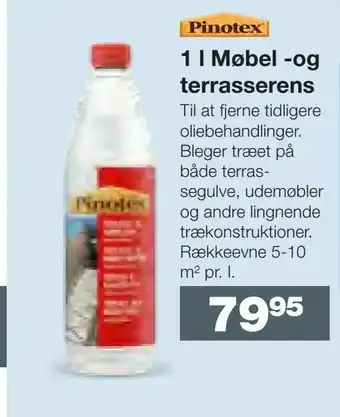 Bauhaus 1 l Møbel -og terrasserens tilbud