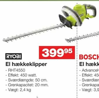 Bauhaus El hækkeklipper tilbud