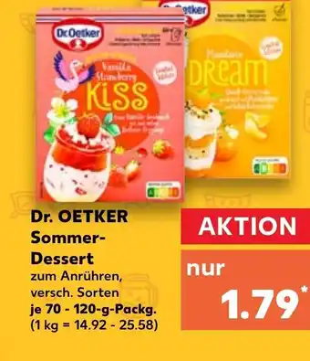 Kaufland Dr. Oetker Sommer Dessert tilbud