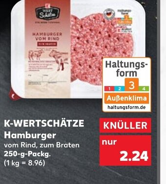 Kaufland DE K-Wertschätze Hamburger tilbud