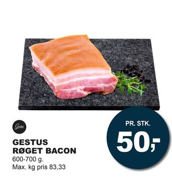 Let-Køb Gestus røget bacon tilbud