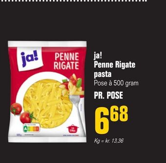 Otto Duborg Ja! penne rigate pasta tilbud