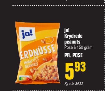Otto Duborg Ja! krydrede peanuts tilbud
