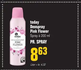 Otto Duborg Today deospray pink flower tilbud