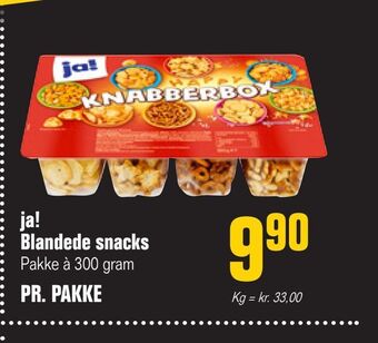 Otto Duborg Ja! blandede snacks tilbud