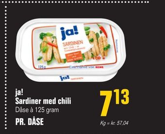 Otto Duborg Ja! sardiner med chili tilbud