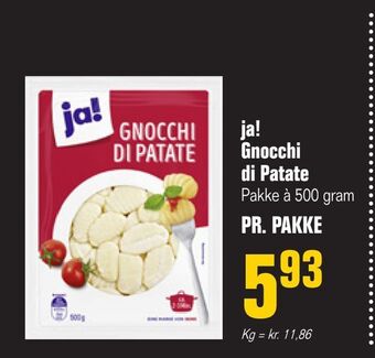 Otto Duborg Ja! gnocchi di patate tilbud