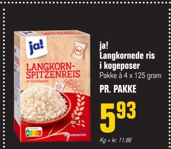 Poetzsch Padborg Ja! langkornede ris i kogeposer tilbud