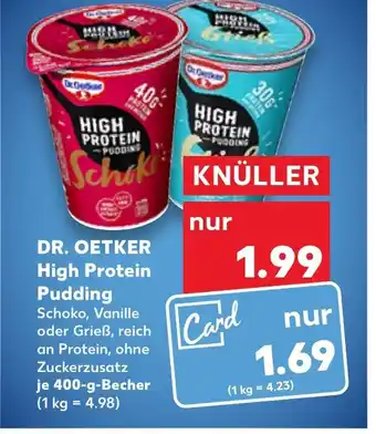 Kaufland De.Oetker High Protein Pudding tilbud