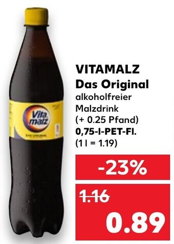Kaufland Vitamalz Das Original tilbud