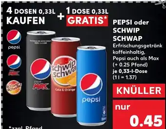 Pepsi oder Schwip Schwap
