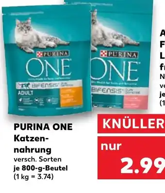 Kaufland Purina One Katzen-Nahrung tilbud