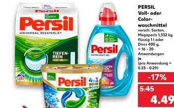 Kaufland DE Persil Voll-oder Color Waschmittel tilbud